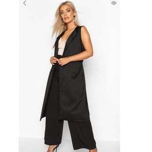 🔲▪️”SLEEVELESS LONG DUSTER COAT”▪️🔲